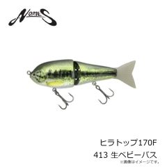 ノリーズ　ヒラトップ170F 413 生ベビーバス