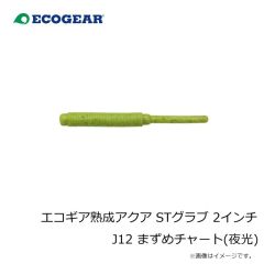 エコギア　エコギア熟成アクア STグラブ 2インチ J12 まずめチャート(夜光)