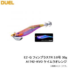 デュエル EZ-Q フィンプラスTR 3.0号 30g A1742-KVO ケイムラオレンジ