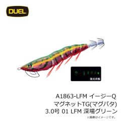 デュエル　A1863-LFM イージーQ マグネットTG(マグパタ) 3.0号 01 LFM 深場グリーン