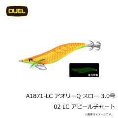 デュエル　A1871-LC アオリーQ スロー 3.0号 02 LC アピールチャート