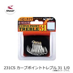 シャウト　231CS カーブポイントトレブル31 1/0