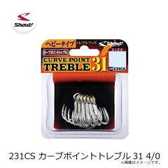 シャウト　231CS カーブポイントトレブル31 4/0