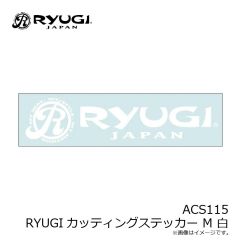 リューギ　ACS114 RYUGIカッティングステッカー S 白