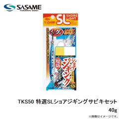 ササメ　TKS50 特選SLショアジギングサビキセット 40g