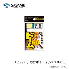 ササメ　CZ227 ワカサギドーム60 0.8-0.3