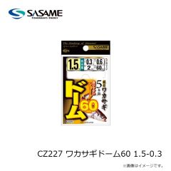 ササメ　CZ227 ワカサギドーム60 1.5-0.3