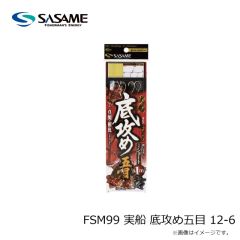 ササメ　FSM99 実船 底攻め五目 12-6