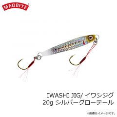 マグバイト　MBJ05 イワシジグ 20g 02 シルバーグローテール