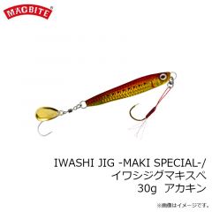 MBJ06 イワシジグ マキスペ 30g 02 シルバーグローテール
