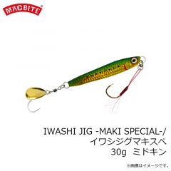 MBJ06 イワシジグ マキスペ 30g 02 シルバーグローテール

