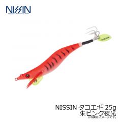 宇崎日新　NISSINタコエギ 25g　朱ピンク夜光