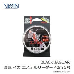 宇崎日新　BLACK JAGUAR 漢気 イカ エステルリーダー 40m 4号