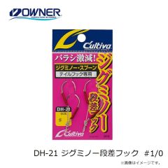 オーナー　DH-21 ジグミノー段差フック #1/0
