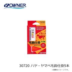30720 ハヤ・ヤマベ毛鈎仕掛5本　
