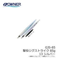オーナー　GJS-85 撃投ジグストライク 85g 13 シルバー