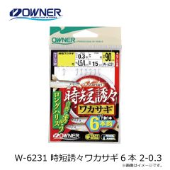 オーナー　W-6231 時短誘々ワカサギ6本 2-0.3