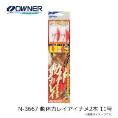 オーナー　N-3667 動体カレイアイナメ2本 11号