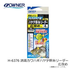 オーナー　H-6376 誇高カワハギハヤテ幹糸リーダー 広攻め