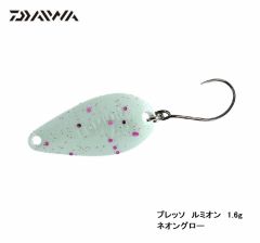 ダイワ　プレッソ ルミオン　1.6g　ネオングロー　ハードルアー　スプーン