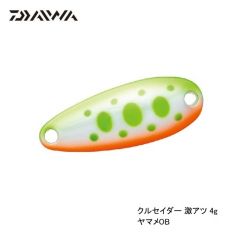 ダイワ　クルセイダー  激アツ　4g　ヤマメオレンジベリー　ルアー　スプーン　トラウト　自然渓流