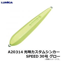 ルミカ　A20306 光略カスタムシンカーSPEED 20号 グロー