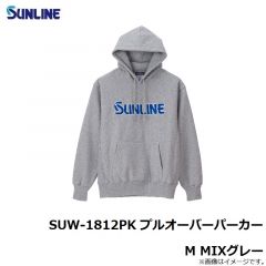 サンライン　SUW-1812PK プルオーバーパーカー M MIXグレー