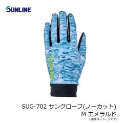 サンライン　SUG-702 サングローブ(ノーカット) M エメラルド