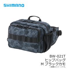 シマノ　BW-021T ヒップバッグ M ブラック カモ
