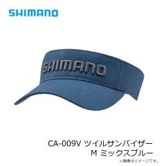 シマノ　CA-008V ツイルメシュキャップ L ミックスブルー