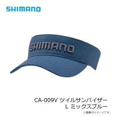 シマノ　CA-008V ツイルメシュキャップ L ミックスブルー