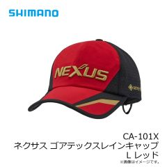 シマノ　CA-101X ネクサス ゴアテックスレインキャップ L レッド