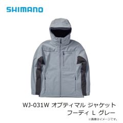 シマノ　WJ-031W オプティマル ジャケット フーディ L グレー
