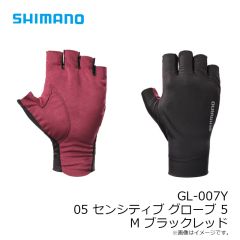 シマノ　GL-007Y 05 センシティブ グローブ 5 XL ブラック