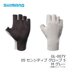 シマノ　GL-007Y 05 センシティブ グローブ 5 XL ブラック