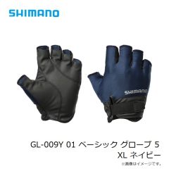 シマノ　GL-009Y 01 ベーシック グローブ 5 L ブラック