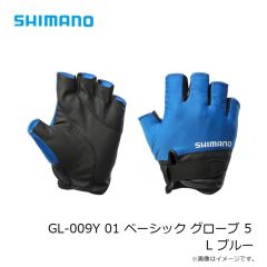 シマノ　GL-009Y 01 ベーシック グローブ 5 L ブラック