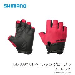 シマノ　GL-009Y 01 ベーシック グローブ 5 L ブラック