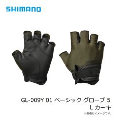 シマノ　GL-009Y 01 ベーシック グローブ 5 L ブラック
