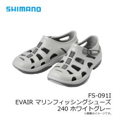 シマノ　FS-091I EVAIR マリンフィッシングシューズ 230 ブルーカモ×ホワイト