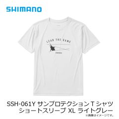 シマノ　SH-061Y サンプロテクションTシャツ ショートスリーブ L ブラック