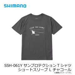 シマノ　SH-061Y サンプロテクションTシャツ ショートスリーブ L ブラック