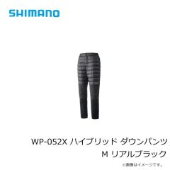 シマノ　WP-052X ハイブリッド ダウンパンツ M リアルブラック
