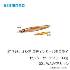 シマノ　JT-703Z オシア スティンガーバタフライ センターサーディン 35g 012 Sグリキン