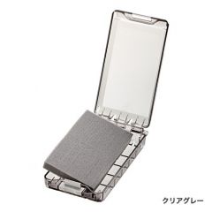 シマノ  CS-341P  鮎鈎クイックモバイルケース  140x73x28mm  クリアグレー