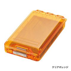 シマノ  CS-341P  鮎鈎クイックモバイルケース  140x73x28mm  クリアオレンジ