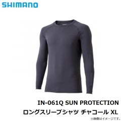 IN-061Q SUN PROTECTION ロングスリーブシャツ クールグレー S
