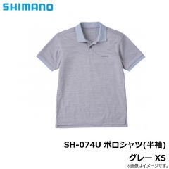 シマノ　SH-074U ポロシャツ(半袖) ブラック 2XL