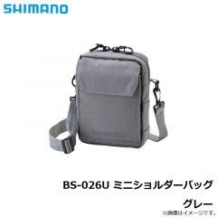 シマノ　BS-026U ミニショルダーバッグ グレー