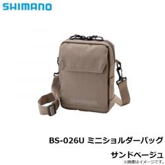 シマノ　BS-026U ミニショルダーバッグ サンドベージュ